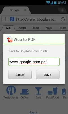 Web to PDF android App screenshot 1